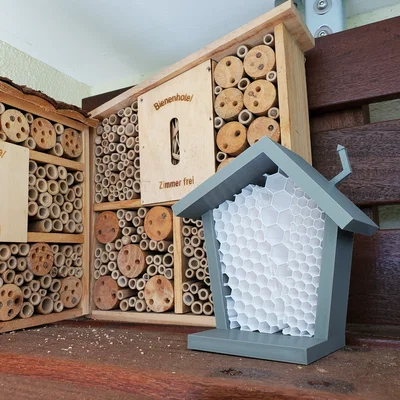 Khách sạn côn trùng (Insect Hotel) tuỳ chỉnh kích thước lỗ