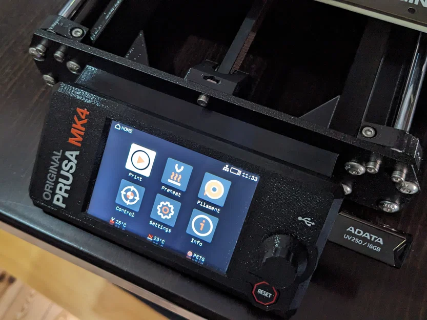 Nắp che đỡ LCD (xLCD) cho Prusa MK4 - Image 1