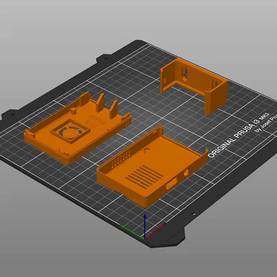 Case Raspberry Pi-3 với PoE+ Hat