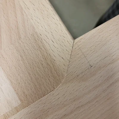 Jig router làm mối ghép Masons mitre cho worktop