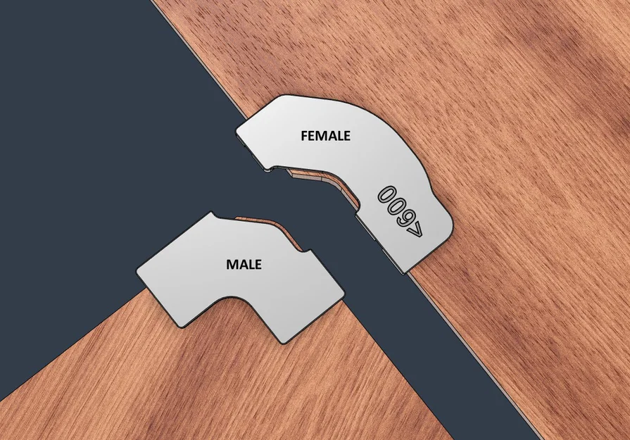 Jig router làm mối ghép Masons mitre cho worktop - Image 3