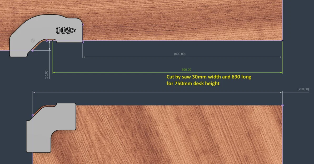 Jig router làm mối ghép Masons mitre cho worktop - Image 4