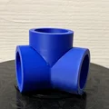 Khớp nối ống PVC 32mm chữ T góc 45° (45 Degree T Elbow) - Thumbnail 1