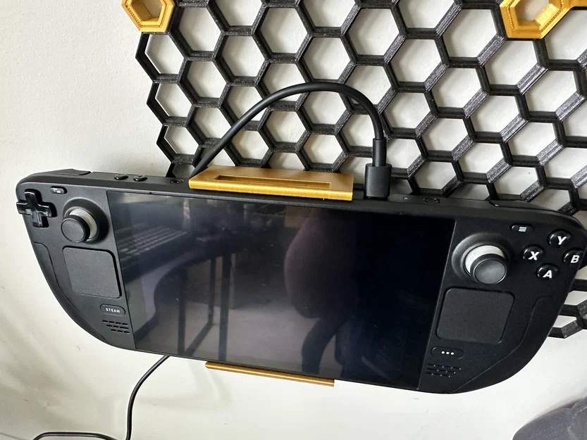 Remix Mount Steam Deck cho Honeycomb Storage Wall (HSW) có khe thoáng & đế rộng - Image 1