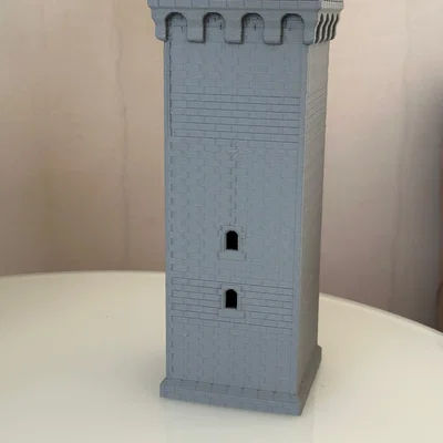 Mô hình tháp lâu đài cổ điển (Castle Tower) dễ in 3D
