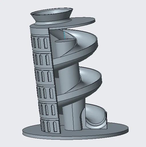 Tháp nghiêng Pisa Dice Tower - Mô hình đổ xúc xắc 3D độc đáo - Image 2