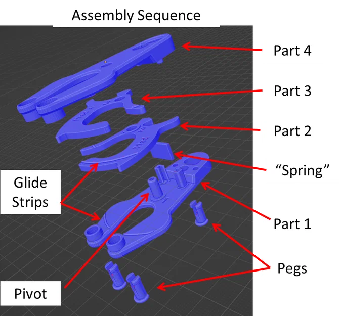 Phiên bản mới 4 của Snap Clamp - Fully Printable - Image 2