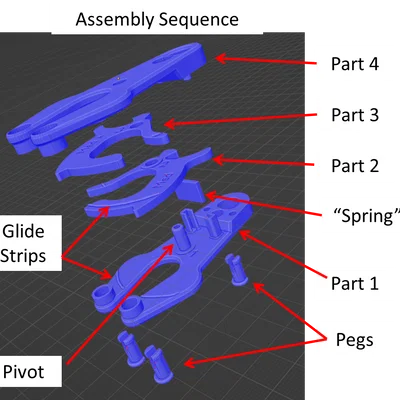Phiên bản mới 4 của Snap Clamp - Fully Printable