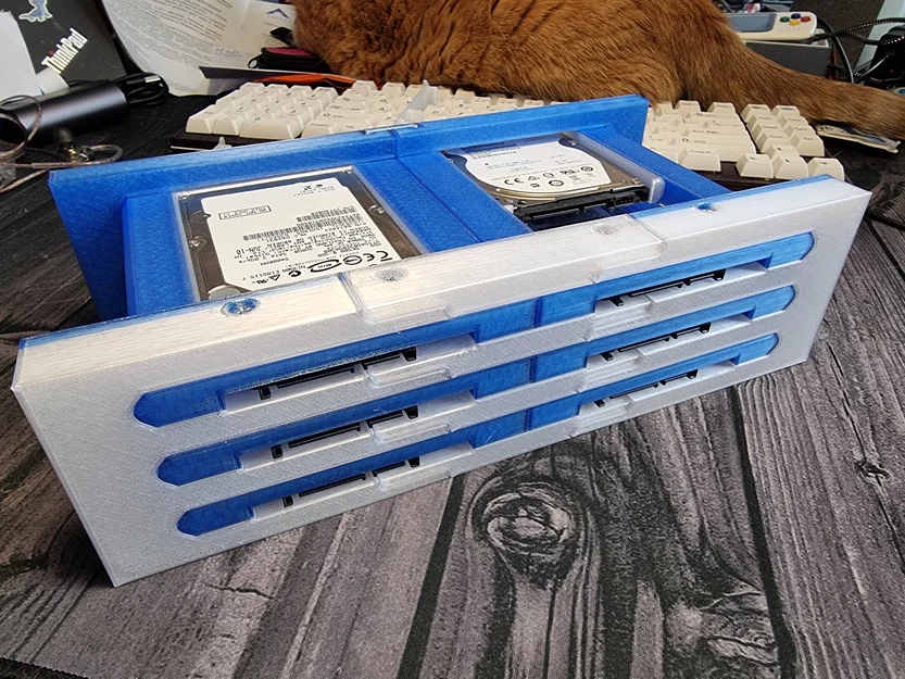 Bộ khung in 3D khay gắn 6 ổ cứng 2.5 inch HDD Rack siêu gọn - Image 2