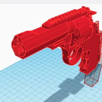 Mô hình súng Revolver 3D phong cách CS2 cực chất