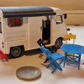 Mô hình xe cắm trại Citroen Type H 1952 in 3D tỉ lệ 1:34 - Thumbnail 1