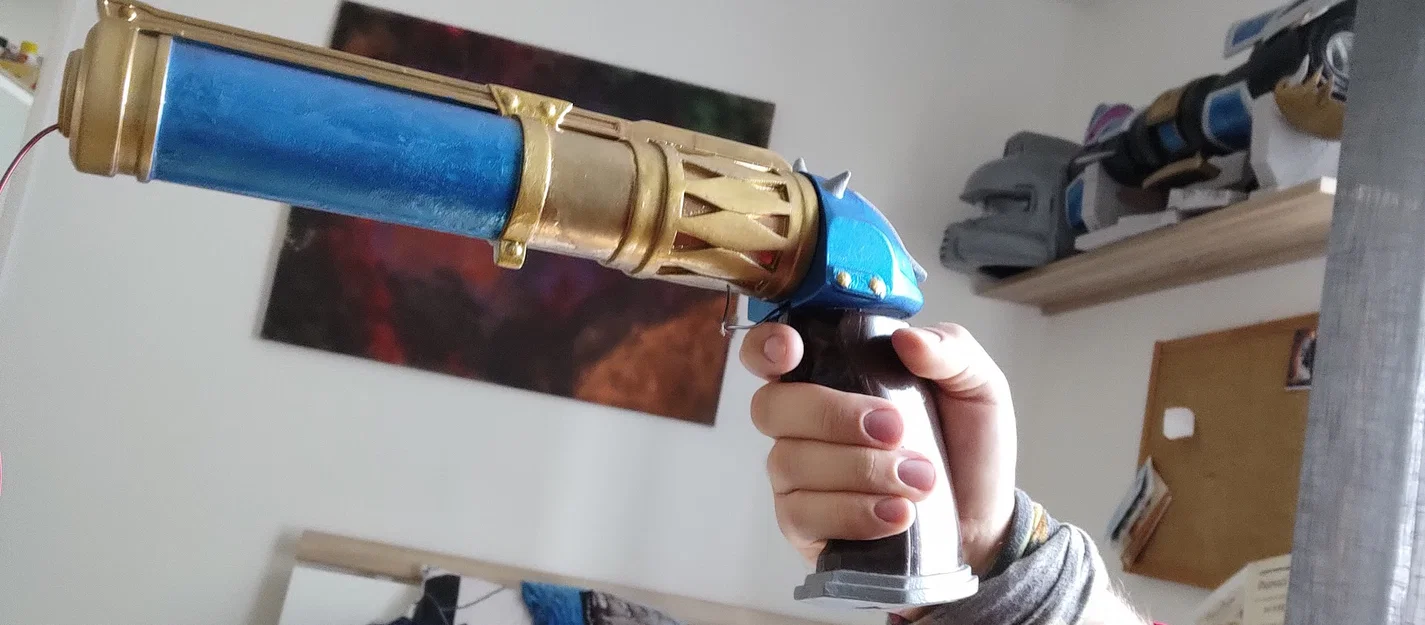Mô hình súng lục Jinx Arcane in 3D chất lượng cao - Image 2