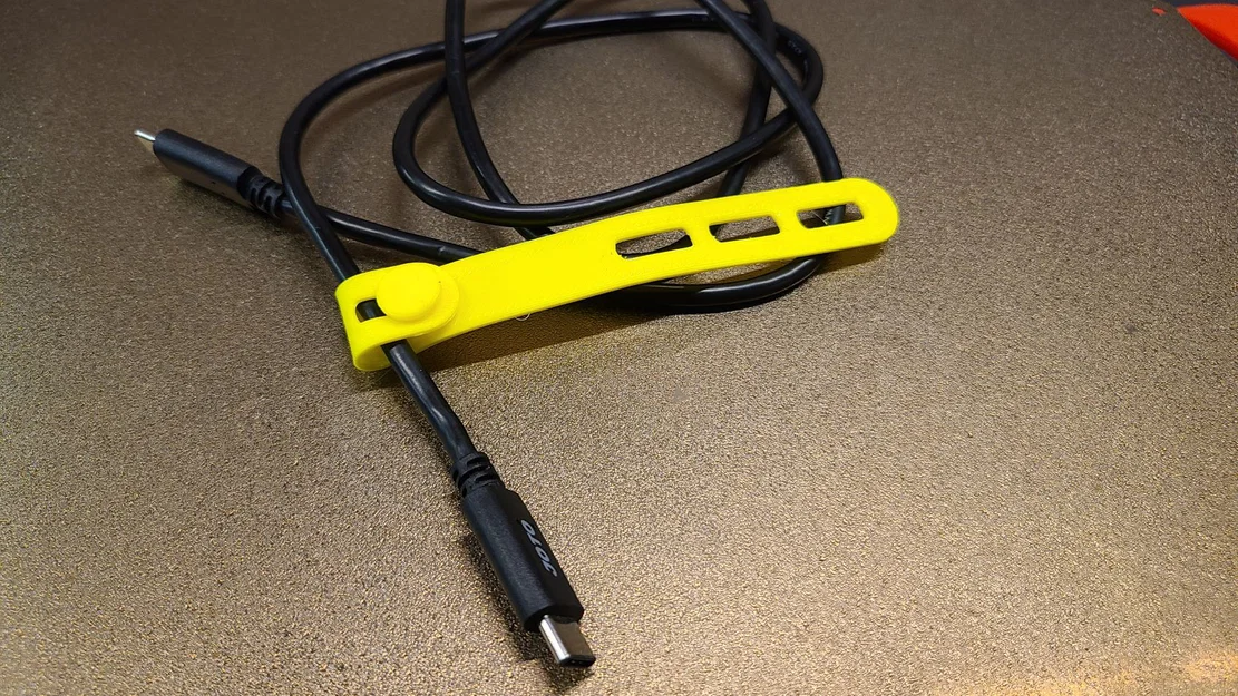 Dây Quấn Cáp (Cable Wrap) In 3D Đa Năng - Giải Pháp Gọn Gàng Cáp Sạc - Image 3