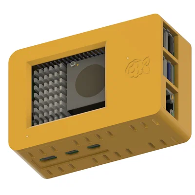 Vỏ Raspberry Pi 5 PCIe NVMe cho Pimoroni NVMe Base