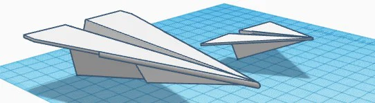 Mô hình máy bay giấy 3D (Paper Plane) - Thiết kế tinh tế, bền bỉ - Image 1