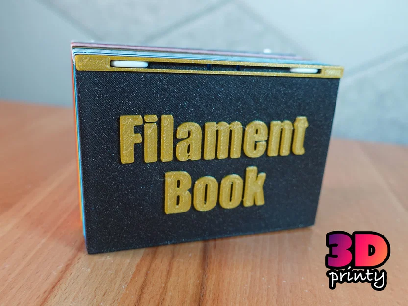 Sổ Mẫu Filament (Filament Swatch Book) - OpenSCAD - Image 3