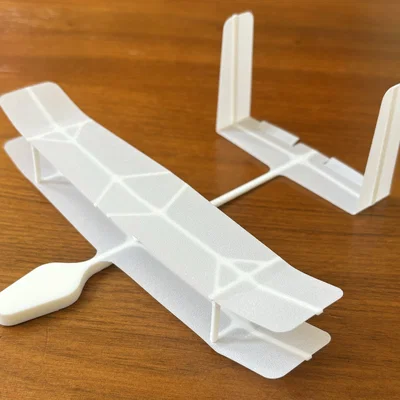 Flying Biplane v5 – Máy bay hai tầng cánh mini ném trong nhà