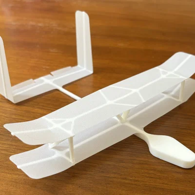 Flying Biplane v5 – Máy bay hai tầng cánh mini ném trong nhà