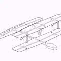 Flying Biplane v5 – Máy bay hai tầng cánh mini ném trong nhà - Thumbnail 4