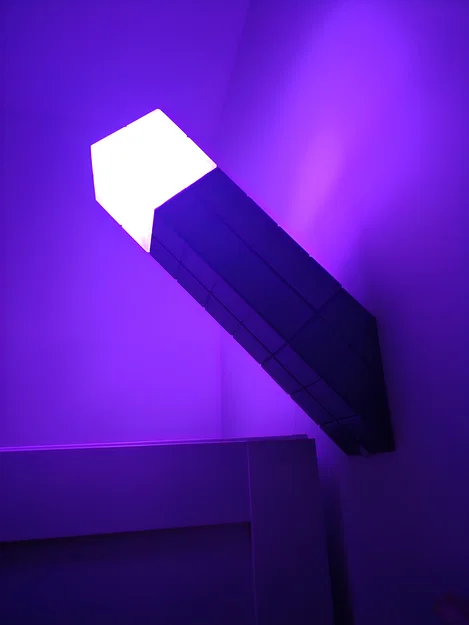 Đuốc Minecraft gắn bóng E27 (treo tường hoặc để bàn) - Image 2