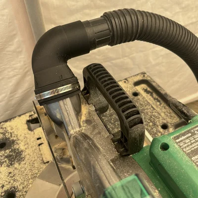 Bộ chuyển đổi ống hút bụi 1-7/8 inch cho máy cắt góc Metabo HPT