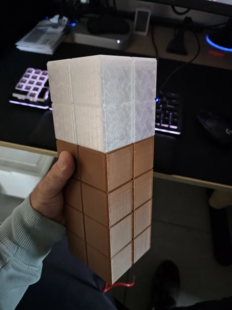 Đuốc Minecraft gắn bóng E27 (treo tường hoặc để bàn) - Image 7