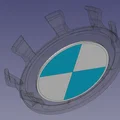 Nắp chụp tâm mâm 57mm (BMW + ...) - Thumbnail 3