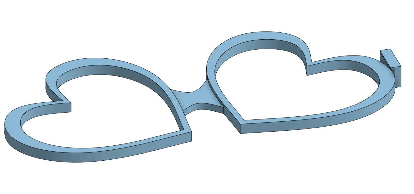 Kẹp tóc hình trái tim (Heart hair Clip) - Image 1