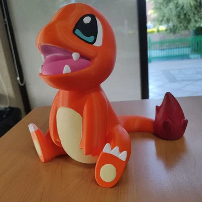 Mô hình heo đất Charmander in 3D: Hướng dẫn chi tiết không cần support