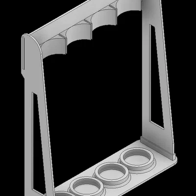 Kệ trưng bày ống hút Bombilla đa năng - In 3D dễ dàng