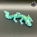Rồng Duyên Dáng (Articulated) – Print in Place – No Supports – Flexi Fantasy - Thumbnail 2