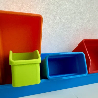 Bộ khay/hộp chứa cho Ikea Skadis (Container set)