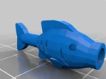 Mô hình chú cá phong cách Lego - File in 3D trang trí độc đáo - Image 1