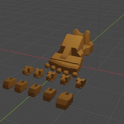 Bộ bàn chân linh hoạt cho mô hình Dummy 13 (Articulated Foot)