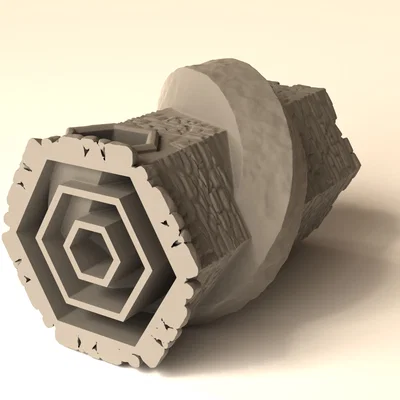 Tháp Đổ Xúc Xắc Castellated (Castellated Dice Tower)