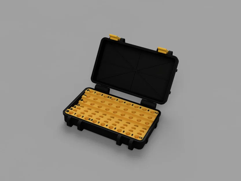 Hộp đựng mũi vít 3D (Screwdriver Bits Box) gọn gàng, chuyên nghiệp - Image 3