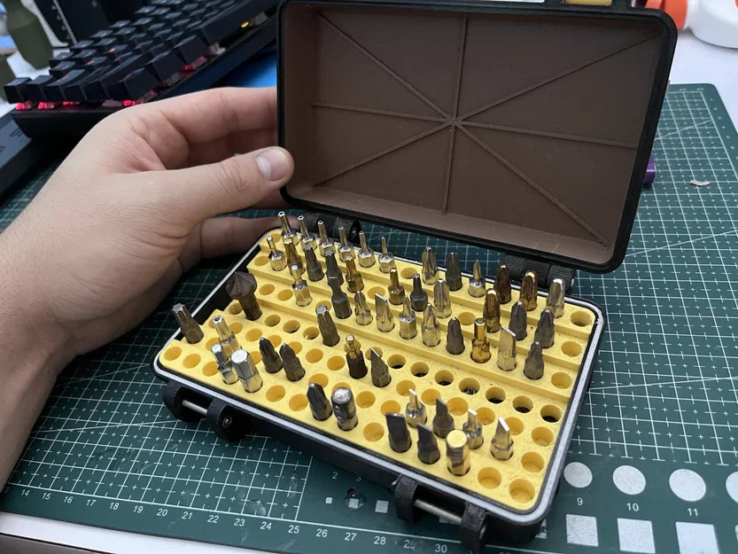 Hộp đựng mũi vít 3D (Screwdriver Bits Box) gọn gàng, chuyên nghiệp - Image 5