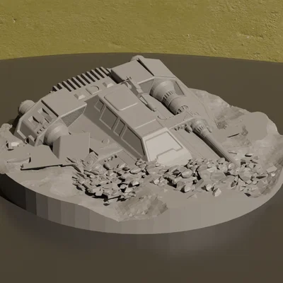 T-47 Airspeeder Bị Rơi (Star Wars) - Trang Trí Nhà