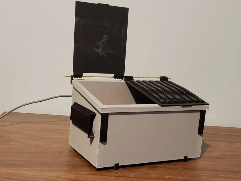 Dumpster Desktop Storage – Hộp đựng đồ để bàn dạng thùng rác - Image 3