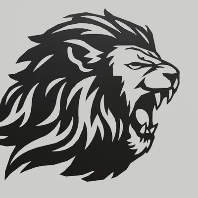 Tranh treo tường sư tử (lion wall-art)