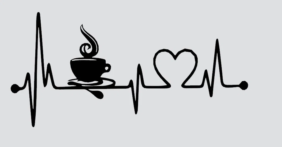 Mô hình trang trí tường hình nhịp tim cà phê (Coffee Wall Art 3D) - Image 1