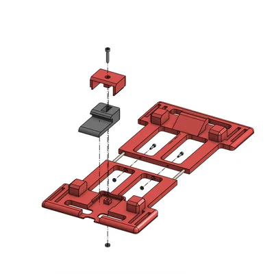 Khung gắn MIK cho mọi dây đai túi (MIK mounting frame for any bag strap)