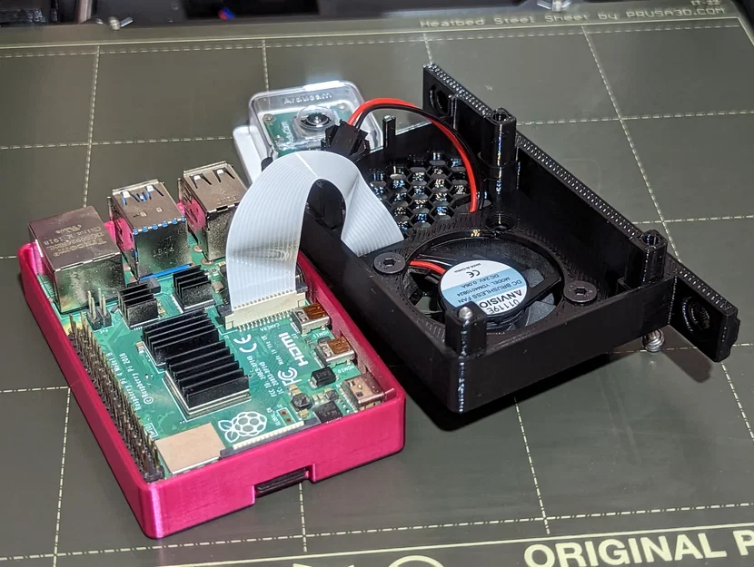 Case Raspberry Pi 4 gắn lên Prusa/Ender (Mountable Raspberry Pi 4 Case) - Image 5