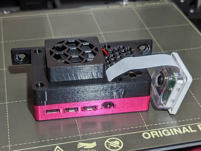 Case Raspberry Pi 4 gắn lên Prusa/Ender (Mountable Raspberry Pi 4 Case) - Image 6