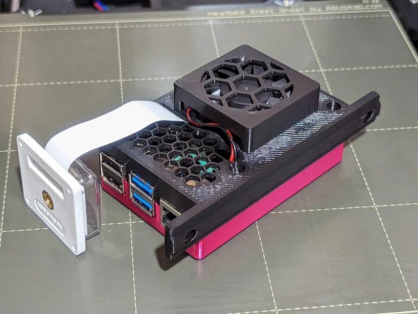 Case Raspberry Pi 4 gắn lên Prusa/Ender (Mountable Raspberry Pi 4 Case) - Image 7