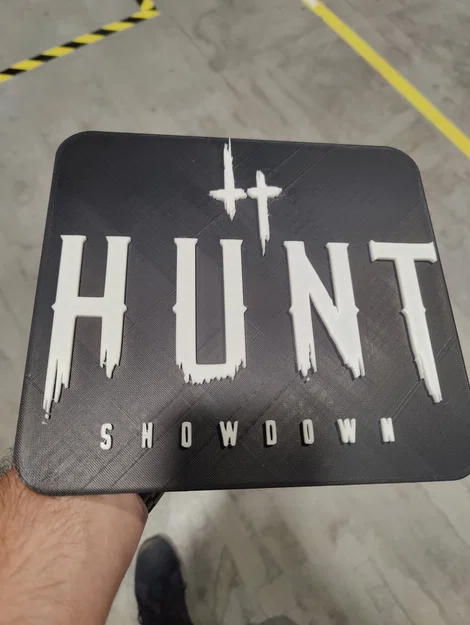 Mô hình trang trí logo Hunt Showdown in 3D cho game thủ - Image 1