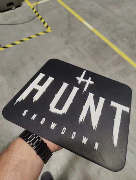 Mô hình trang trí logo Hunt Showdown in 3D cho game thủ - Image 2