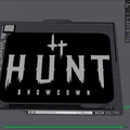 Mô hình trang trí logo Hunt Showdown in 3D cho game thủ - Thumbnail 3