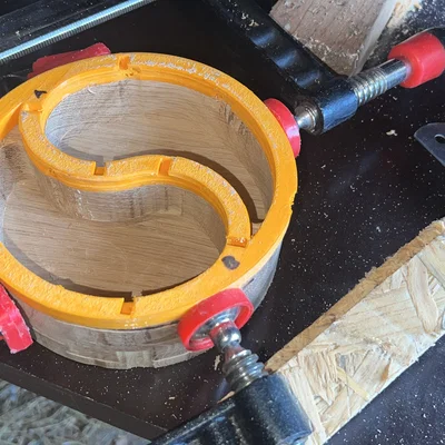 Router Template - Yin Yang Bowl (Template router bát Âm Dương)