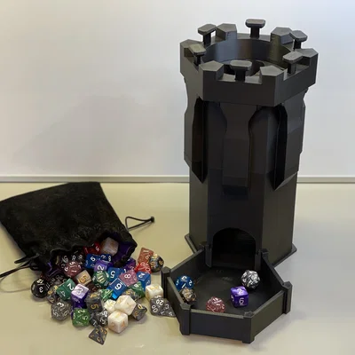 Dice Tower “Press to roll” – 3 kích cỡ